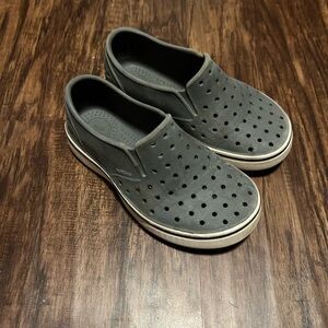 Native Kids Gray Slip-On Shoes